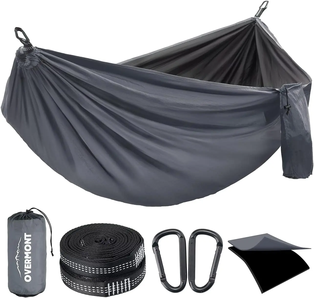 HAMMOCK HAMAC DE JARDIN VOYAGE ET CAMPING OVERMONT H1 DOUBLER MAX 400KG